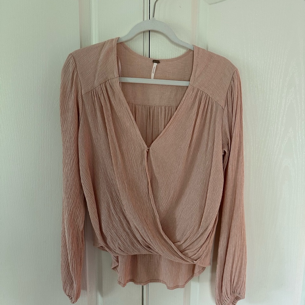 Free People S Blush Pink Blouse